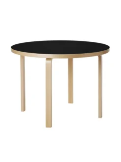 Aalto Table Round 90A, Ø100 cm fra Artek