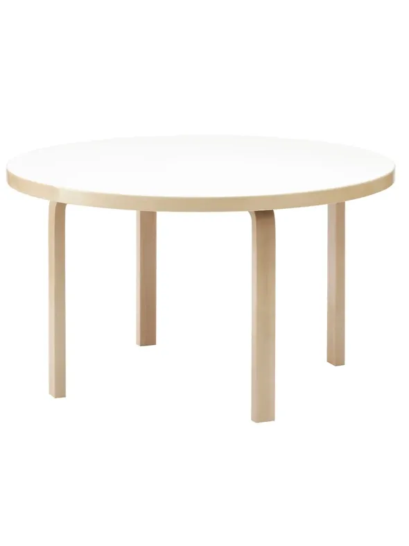 Aalto Table Round 91, Ø125 cm fra Artek