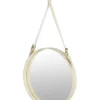 Adnet Wall Mirror Ø58 cm, cream fra GUBI