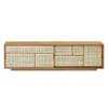 Air Sideboard Low, oak/cane fra Design House Stockholm