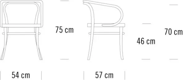 209 Armstol, bøg fra Thonet
