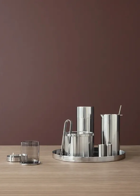 Arne Jacobsen Martini Mixer med ske, 1 l fra Stelton
