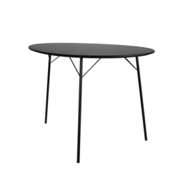 Arne Jacobsen Signatursæt: Special Edition Æggebordet m. 3 Myren Stole - Sort