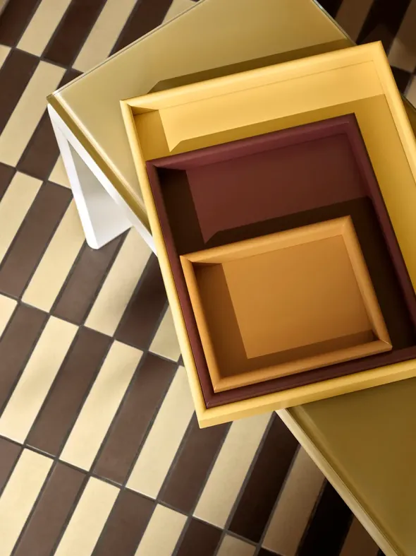 Arrange Trays TRSET2, amber/masala/acacia fra Montana
