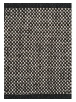 Asko Tæppe, black fra Linie Design