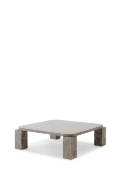 Atlas Sofabord 820x820, Gris Du Marais fra New Works