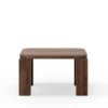 Atlas Sofabord 600x600, Smoked Oak fra New Works
