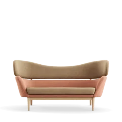 Baker sofa, eg klar olie af Finn Juhl