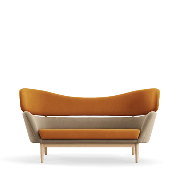 Baker sofa, eg klar olie af Finn Juhl