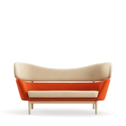 Baker sofa, eg klar olie af Finn Juhl