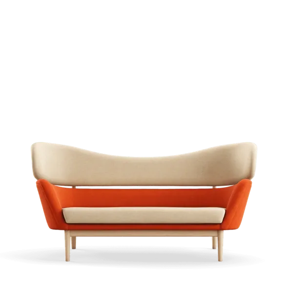 Baker sofa, eg klar olie af Finn Juhl