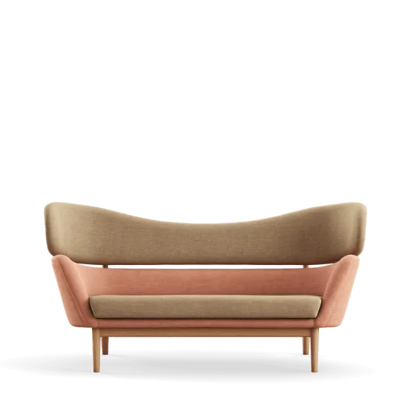 Baker sofa, eg olie af Finn Juhl