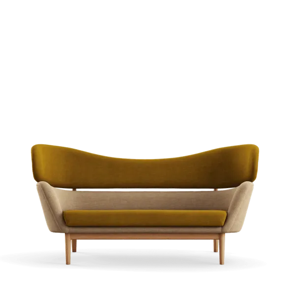 Baker sofa, eg olie af Finn Juhl