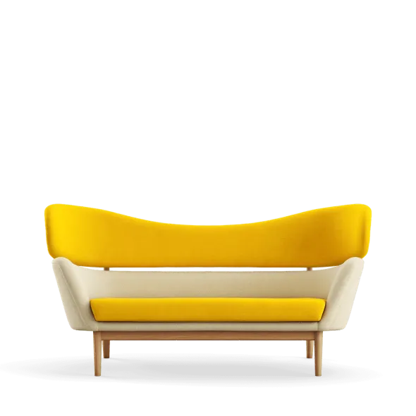 Baker sofa, eg olie af Finn Juhl