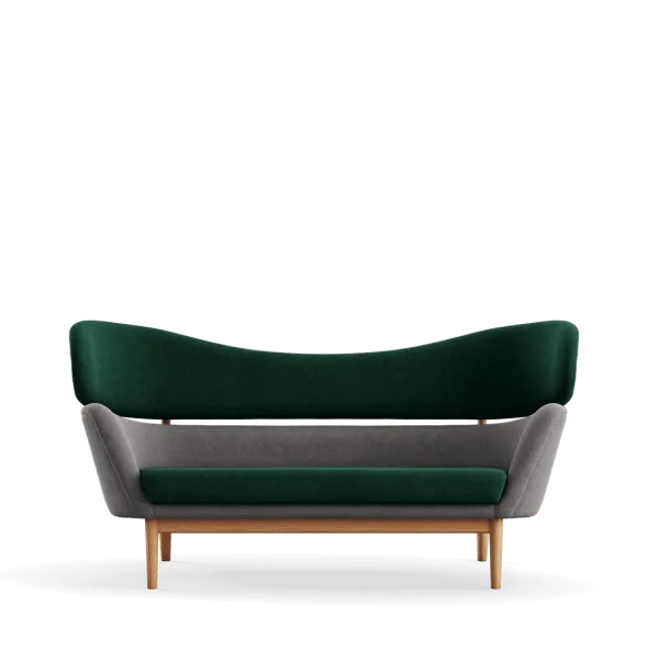 Baker sofa, eg olie af Finn Juhl
