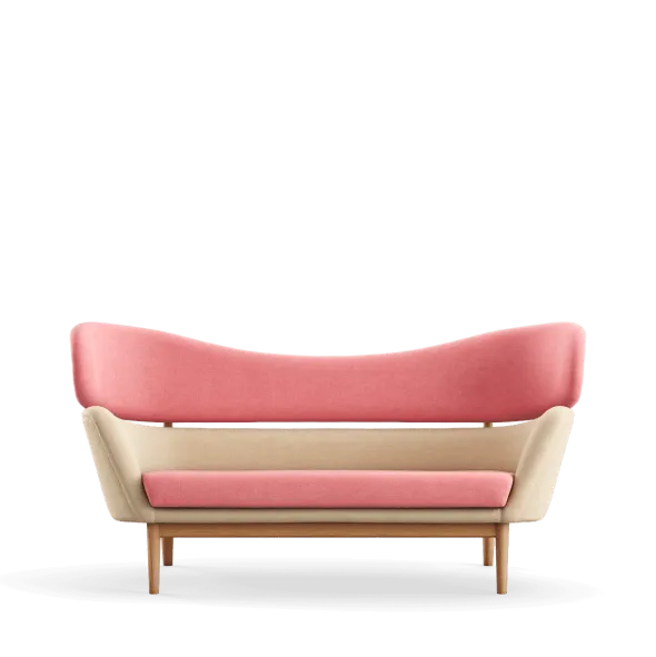 Baker sofa, eg olie af Finn Juhl
