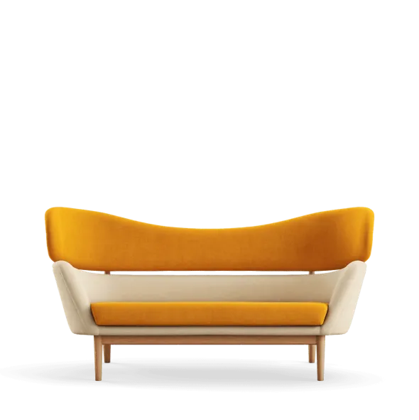 Baker sofa, eg olie af Finn Juhl