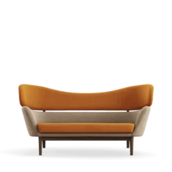 Baker sofa, valnød af Finn Juhl