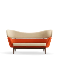 Baker sofa, valnød af Finn Juhl