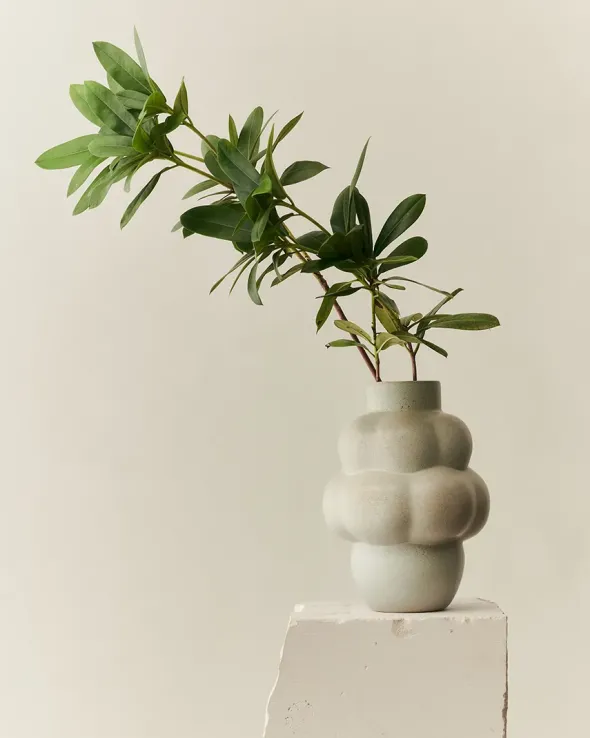 Balloon Vase 04, ceramic, Vintage Glaze fra Louise Roe