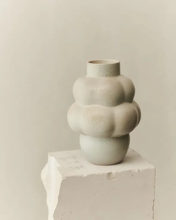 Balloon Vase 04, ceramic, Vintage Glaze fra Louise Roe