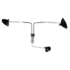 Big Wall Lamp w/3 Rotating Straight Arms af Serge Mouille