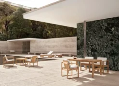 BK11 udendørs loungestol i teak fra Carl Hansen & Søn