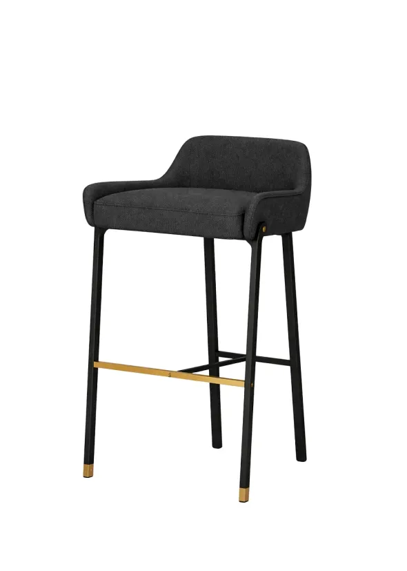 Blink Bar Stool SH750 Relate 181 Black sand/gold fra Stellar Works