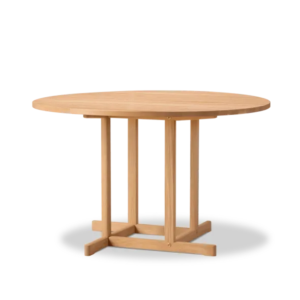 BM80 Shaker spisebord, rundt af Børge Mogensen