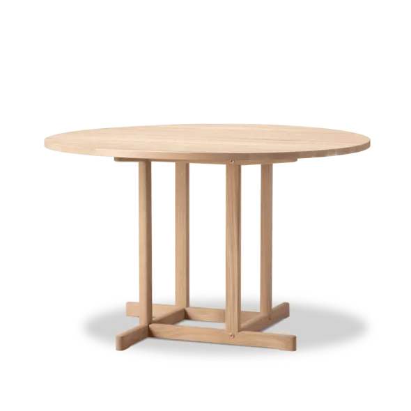 BM80 Shaker spisebord, rundt af Børge Mogensen