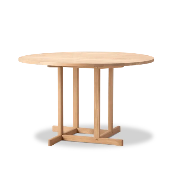 BM80 Shaker spisebord, rundt af Børge Mogensen