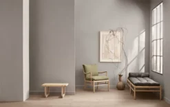 BM0488S Table Bench af Børge Mogensen
