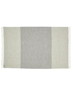 Bogø Plaid, light nordic grey fra Silkeborg Uldspinderi