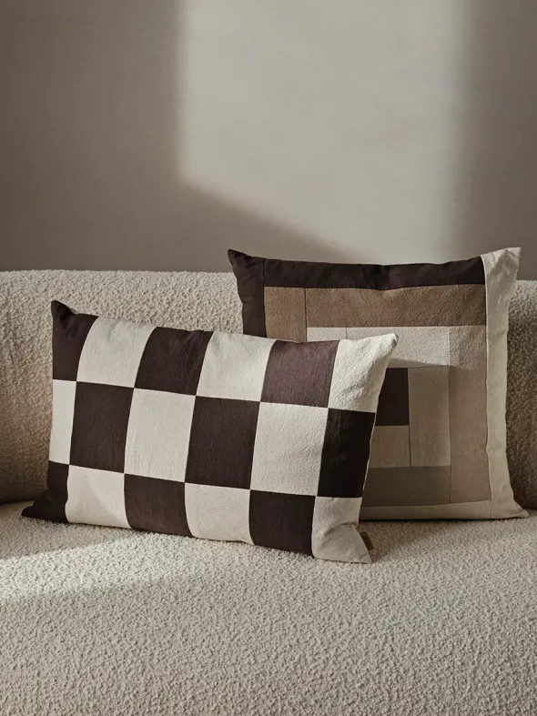 Border Patchwork Cushion fra Ferm Living