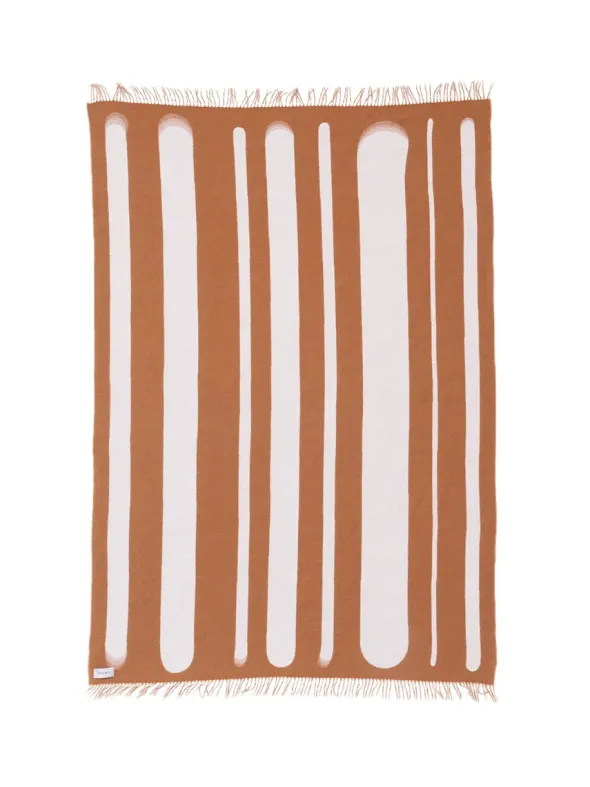 Brush Plaid, tan/milk fra raawii