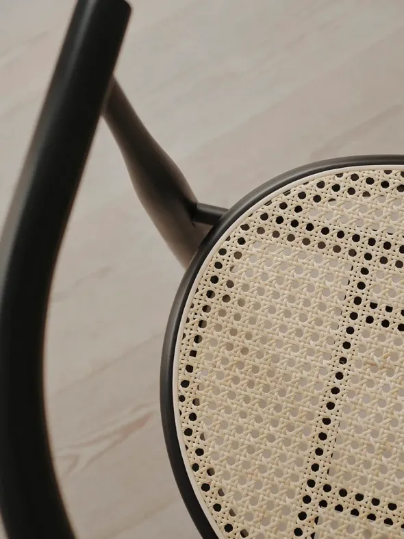 Bukowski Chair m. Fransk Flet, sort fra New Works