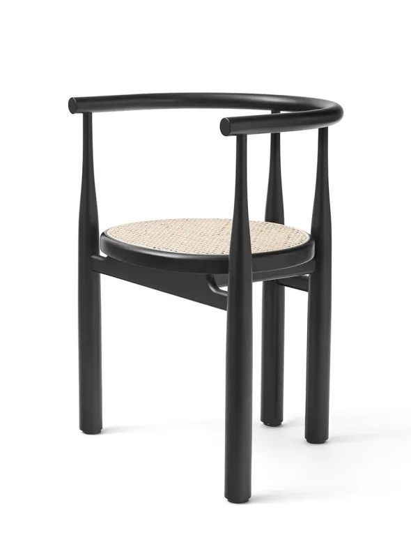 Bukowski Chair m. Fransk Flet, sort fra New Works