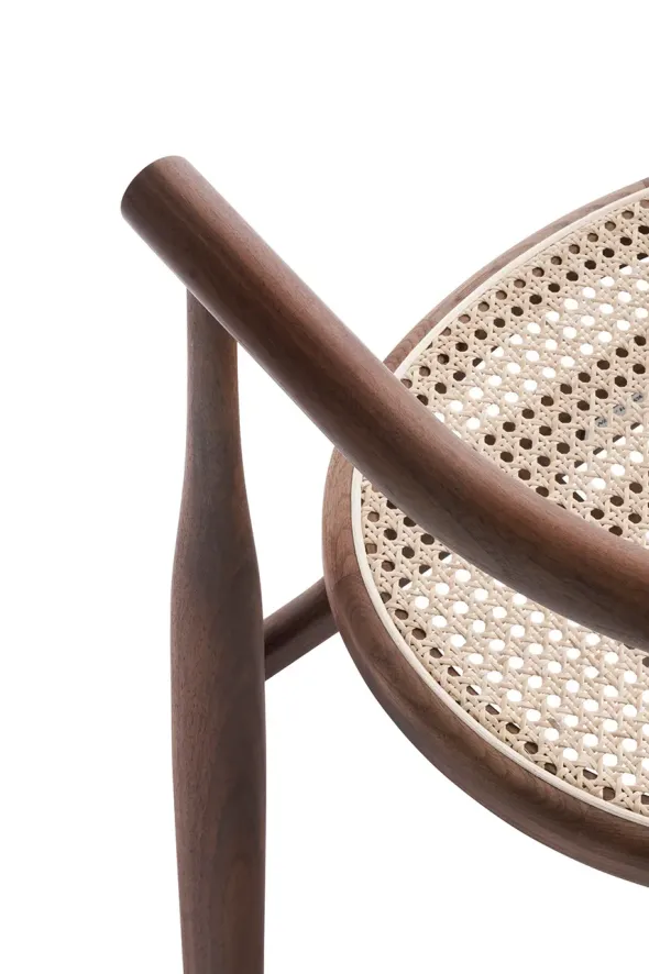 Bukowski Chair m. Fransk Flet, valnød fra New Works