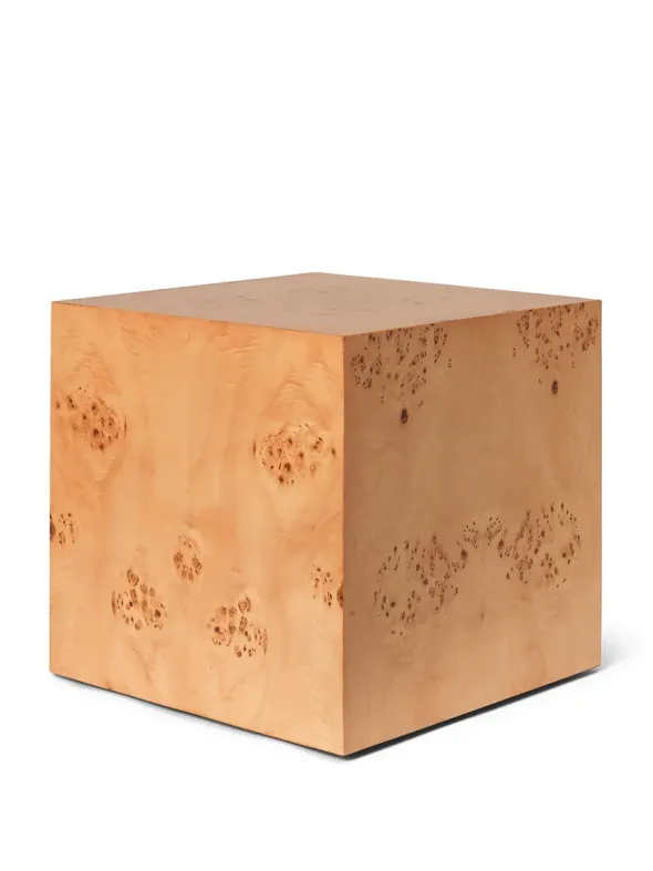 Burl Cube Side Table fra Ferm Living