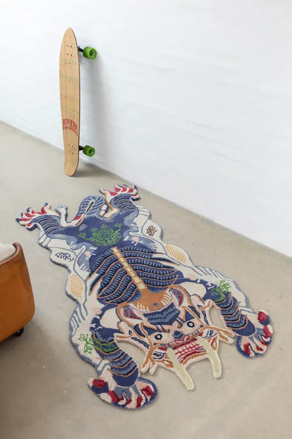 Burma Dragon Rug Large fra Bongusta