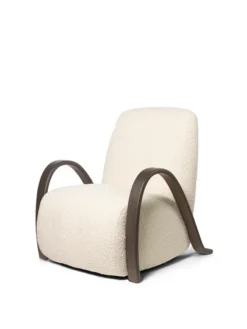Buur Lounge Chair, nordic bouclé fra Ferm Living