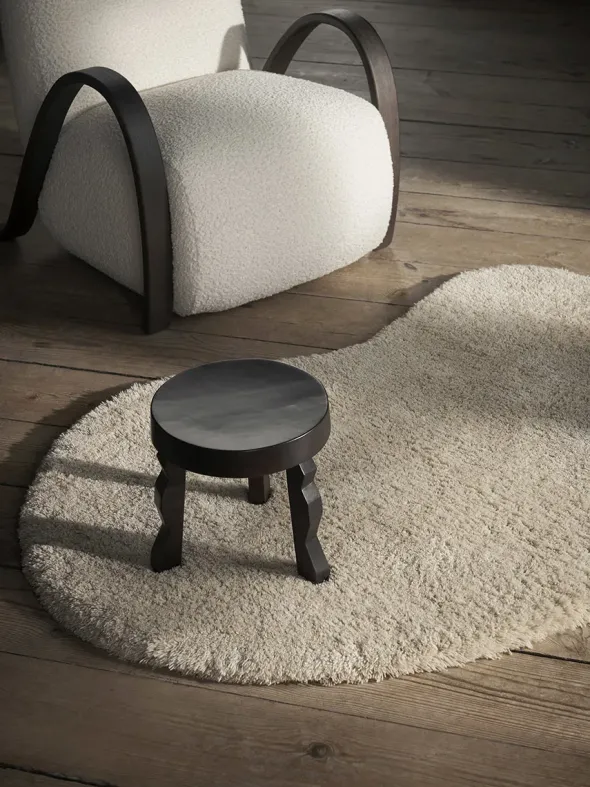 Buur Lounge Chair, nordic bouclé fra Ferm Living