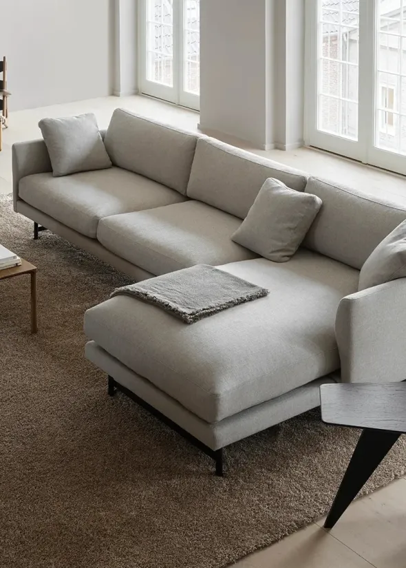 Calmo 3-personers Sofa m. chaiselong, sunniva 717 fra Fredericia Furniture