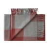 Caracas Plaid, beetroot fra Silkeborg Uldspinderi
