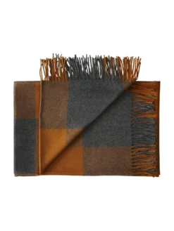 Caracas Plaid, caramel fra Silkeborg Uldspinderi