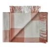 Caracas Plaid, rosewood fra Silkeborg Uldspinderi