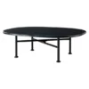 Carmel Coffee Table, midnight black i 87,5 x 70 cm fra Gubi