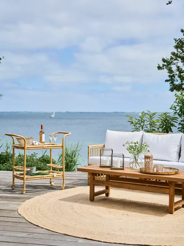Caroline Exterior Sofa, Natural fra Sika-Design