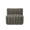 Catena Sofa Center Louisiana, sand/black fra Ferm Living