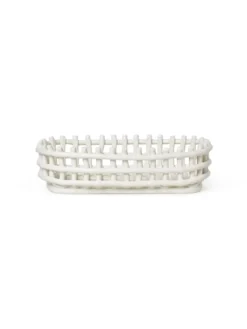 Ceramic Basket, oval fra Ferm Living